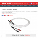 Chord ClearwayX speaker cable terminated pair valmis kõlarikaabel